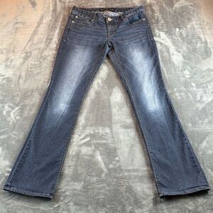 Express Women's Jeans Barely Boot Zelda Ultra Low Rise Size 4R